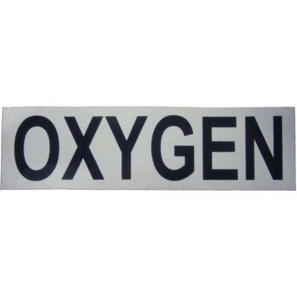 Klistremerke Oksygen 17x5cm for RB flasker-0