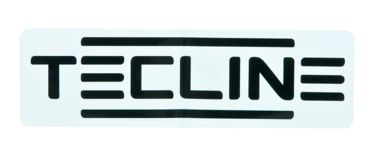 Tecline Logo Klistremerke 6x20 cm-0