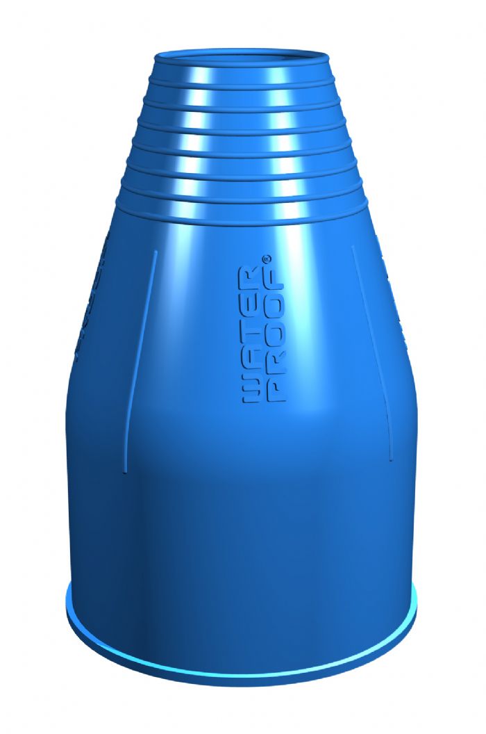 Armmansjett Waterproof blå silicon S-0